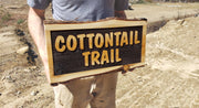 Large SOLID WOOD :  Custom Personalized, Farm Ranch Sign, Over-sized Rustic,  Business Logo,  Laser Cut Engraved Carved 3D, Extra Cabin Camp  ADK Dream Creations .