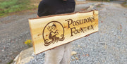 Large SOLID WOOD :  Custom Personalized, Farm Ranch Sign, Over-sized Rustic,  Business Logo,  Laser Cut Engraved Carved 3D, Extra Cabin Camp  ADK Dream Creations .
