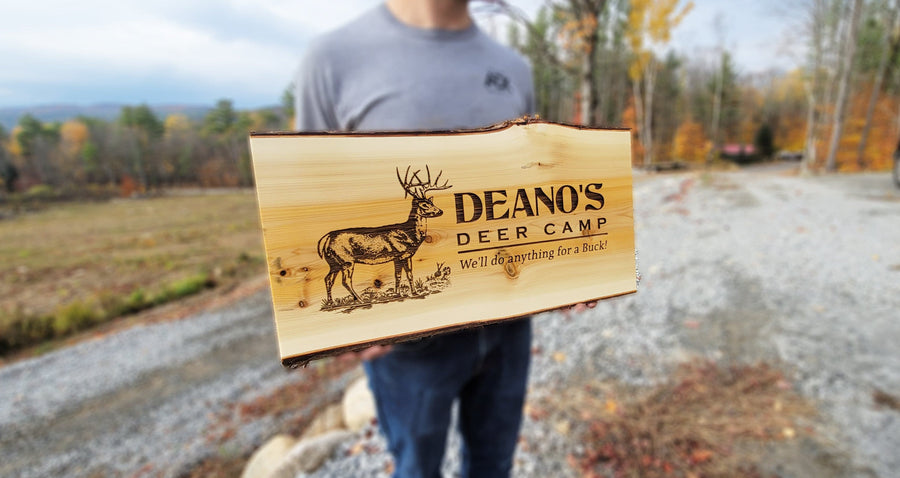 CUSTOM ANY DESIGN: Personalized Rustic Wood Sign for Home or Business ADK Dream Creations