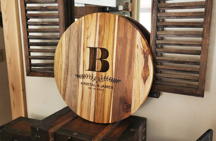 PERSONALIZED: Wedding Guest Book Alternative, Charcuterie Cutting Board, Butcher Block ADK Dream Creations