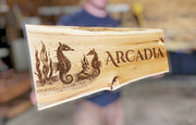 CUSTOM ANY DESIGN: Personalized Rustic Wood Sign for Home or Business ADK Dream Creations