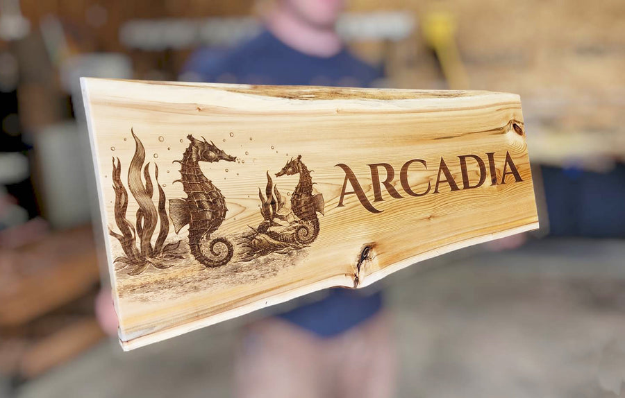 CUSTOM ANY DESIGN: Personalized Rustic Wood Sign for Home or Business ADK Dream Creations