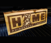 Large SOLID WOOD :  Custom Personalized, Farm Ranch Sign, Over-sized Rustic,  Business Logo,  Laser Cut Engraved Carved 3D, Extra Cabin Camp  ADK Dream Creations .