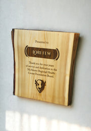 CUSTOM DESIGN : Unique Awards, Trophy or Recognition Plaque Idea - Wood Engraved ADK Dream Creations