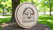 CUSTOM ANY DESIGN: Personalized Rustic Solid Wood Sign for Home or Business ( Round ) ADK Dream Creations