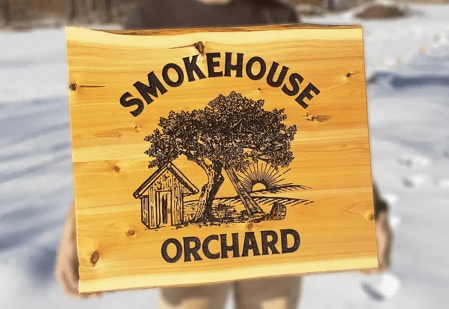 vintage looking wooden business signs outdoor