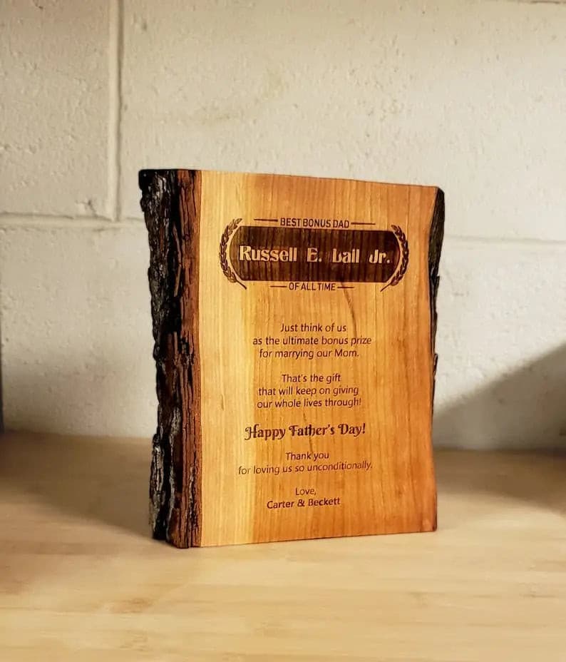 Personalized Wooden Plaque - Hardwood