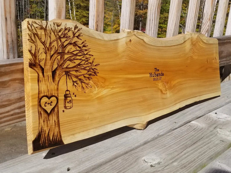 Custom and personalized wooden signs for wedding, gifts and business