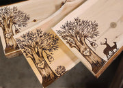 Personalized Wedding Guest Book Alternative Custom Tree signatureNatural Wood Slab Handcrafted Engraved Carved Customized Wood Signs Cedar Live Edge