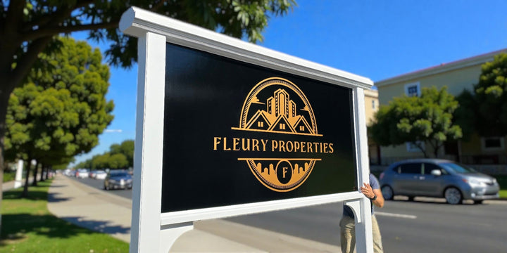 CUSTOM DESIGN: Wooden Business / Commercial Framed Sign ADK Dream Creations