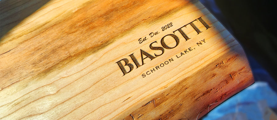 PERSONALIZED: Custom Charcuterie Cutting Board, Butcher Block, Solid Wood